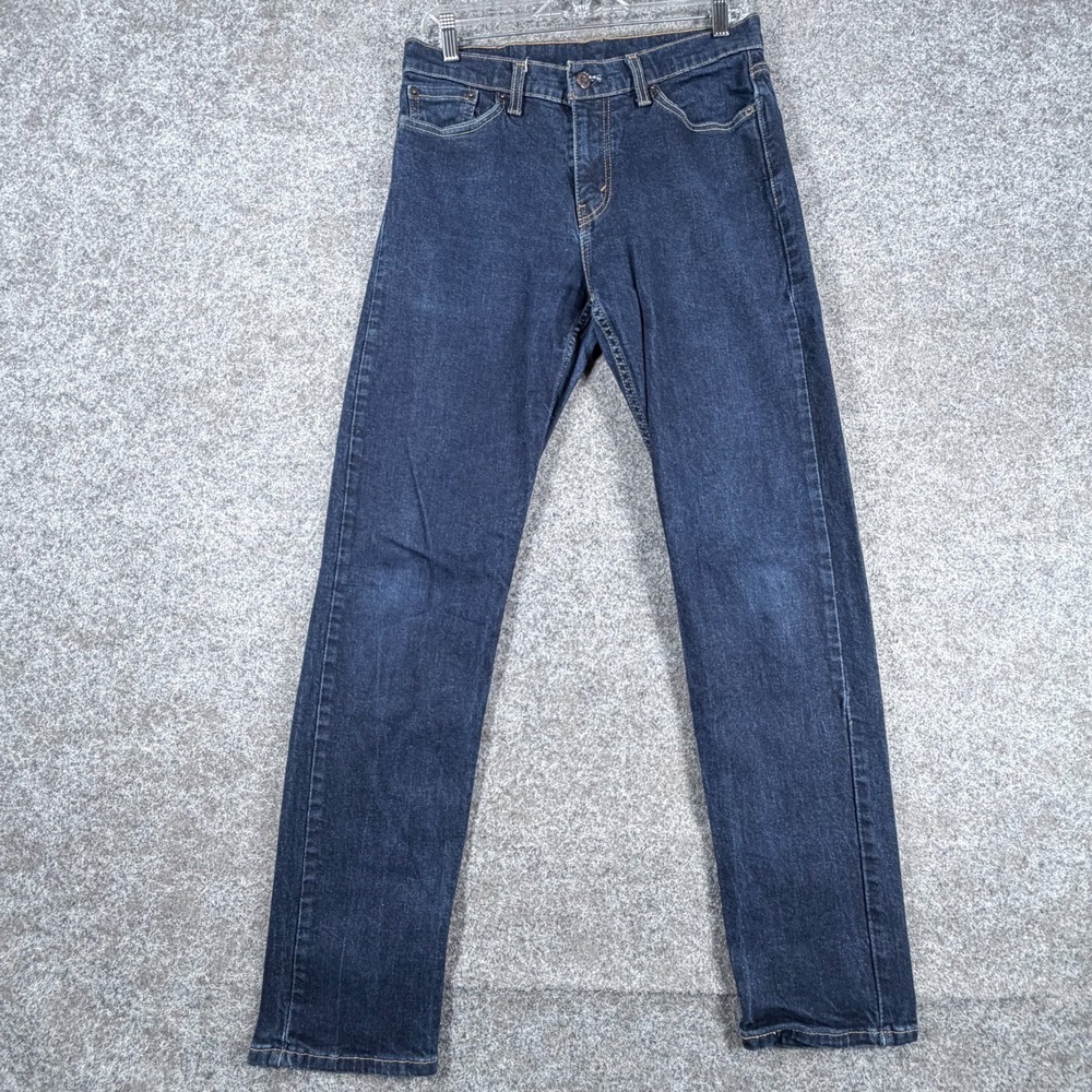 Levi's 502 Taper Jeans‎ Mens 30x32 Dark Blue Mid Rise Everyday Fit Stretch Denim